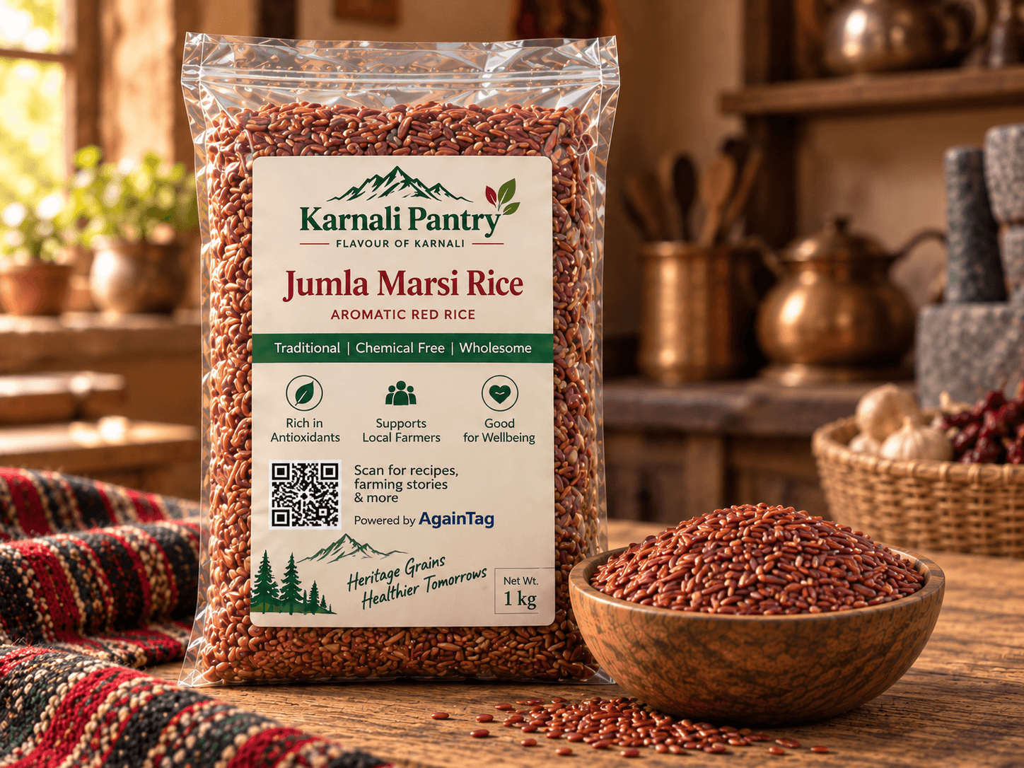 Jumla Marsi Chamal (Red Rice)