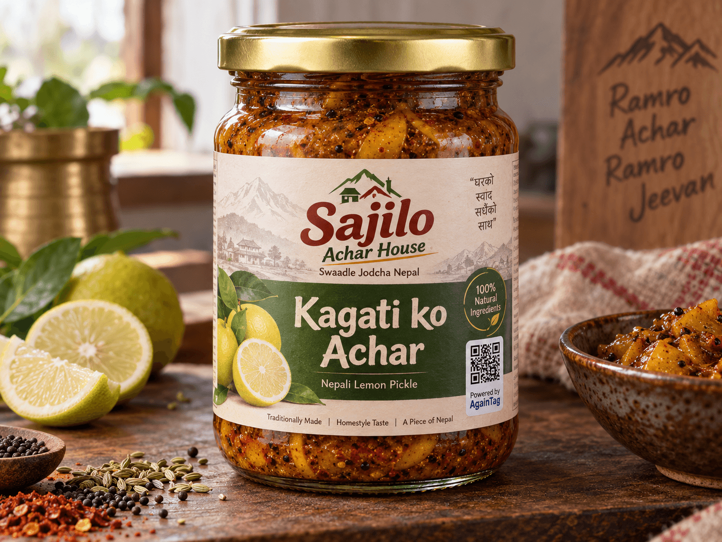 Kagati ko Achar (Lemon Pickle)