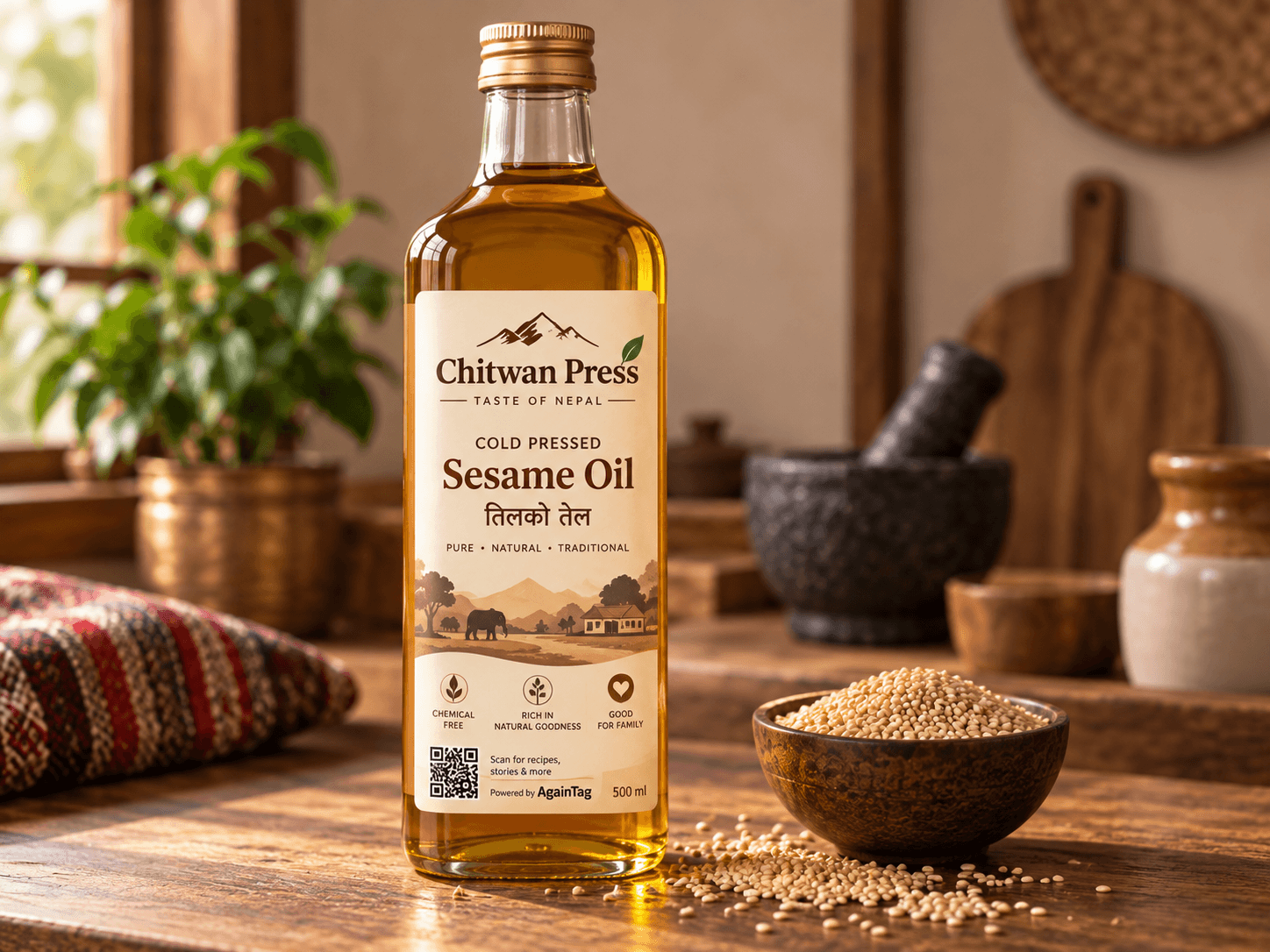 Til ko Tel (Sesame Oil)